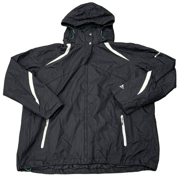 Columbia Women's Omni Tech Shell Jacket Black Size 3X - Picture 1 of 7